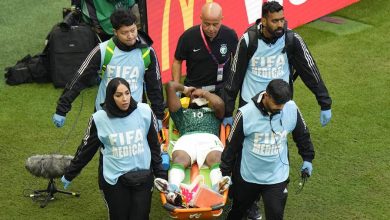 Фото - Футболист сборной Саудовской Аравии потерял сознание в матче с Аргентиной